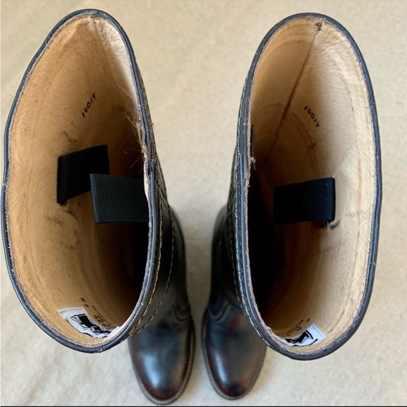 Frye- Sexy Tall dark brown boots genuine leather - Picture 7 of 10